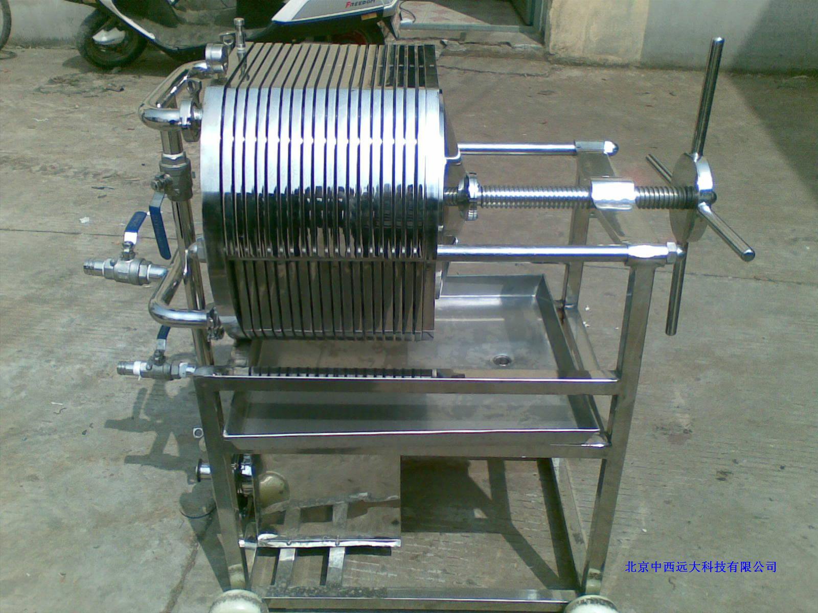 微型板框式压滤机 (不锈钢）含泵HL377-ZH100-10