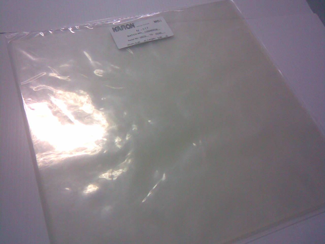  质子交换膜Nafion膜N115 美国 0.61m宽*20米长 面积6.1平方米 1卷 TV221-DB-Nafion115