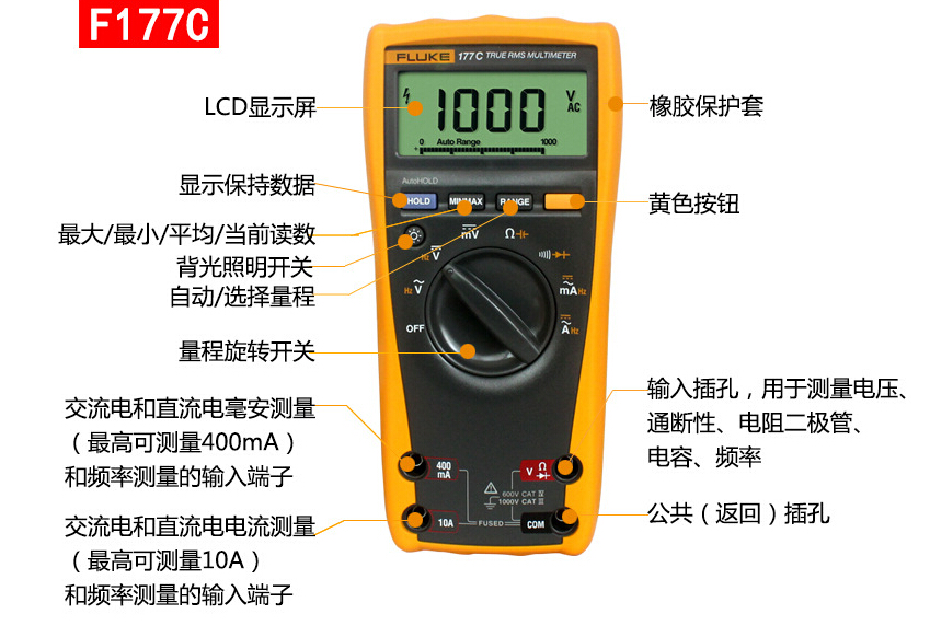 数字式万用表Fluke177C
