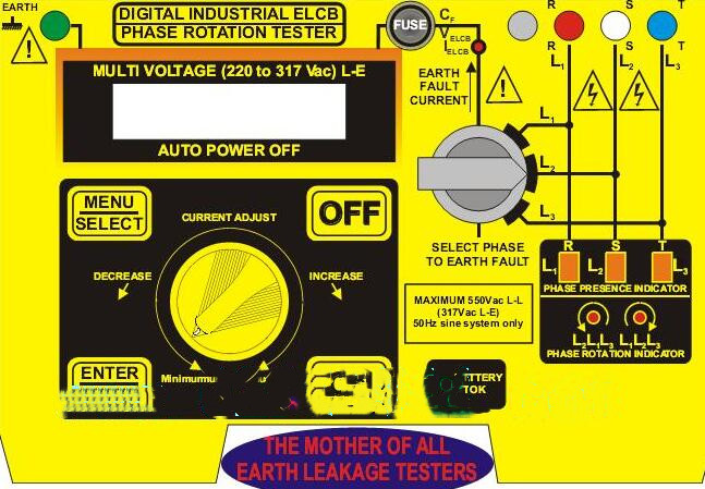 SEW 三相漏电保护器测试仪SHB7-6221EL