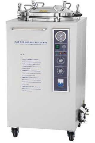全不锈钢立式压力蒸汽灭菌器（温控、断水自控型50L)HHT4-LX-B50L