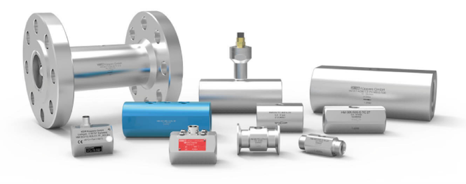 德国KEM涡轮流量计（流量范围8.5至85L/min，不锈钢材质）HM