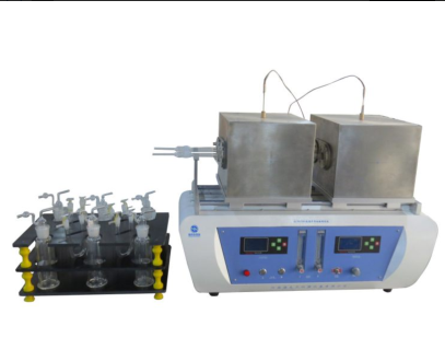 硫磺中有机物测定仪 双管 中西器材 HC999-HCR1700A