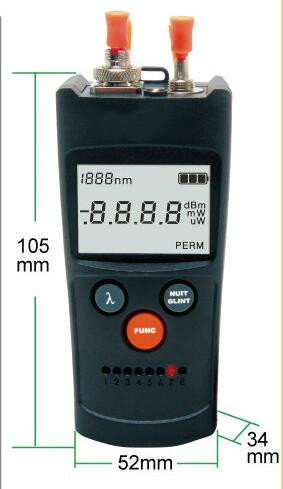 光功率计红光源一体机/4合1光纤功率计/网络通断测试器/光功率计/红光笔SK1E-MT-7602-C