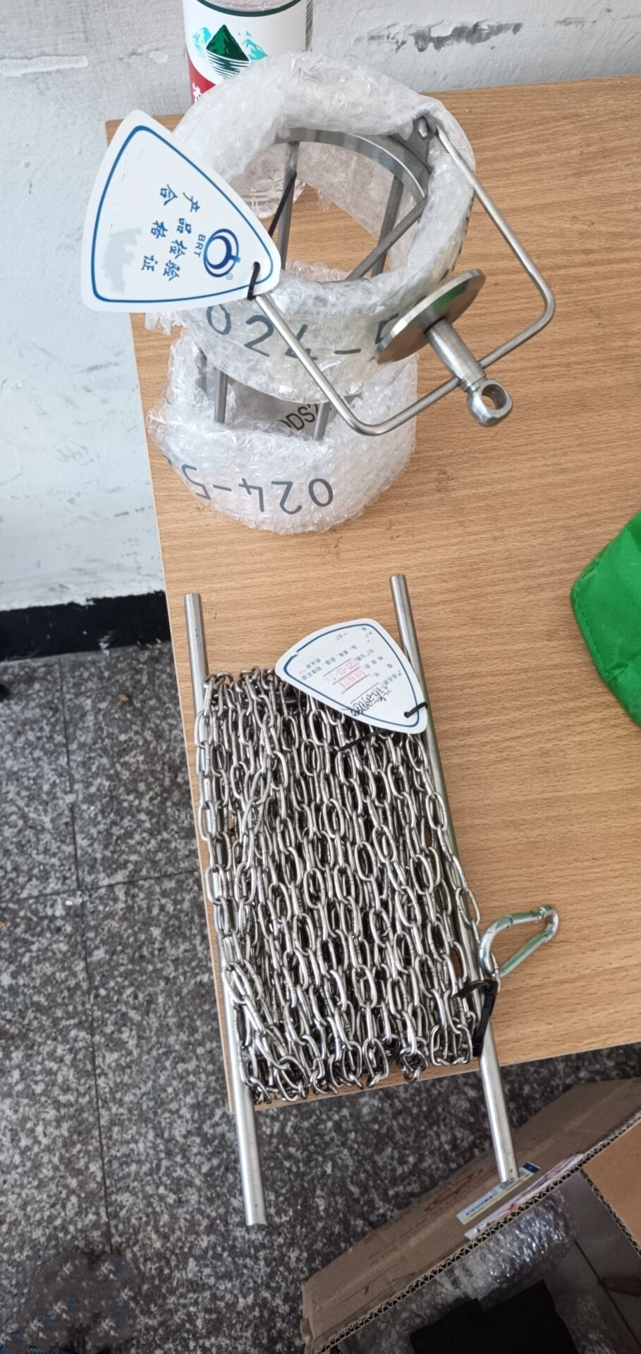 不锈钢取样笼 带链架SJ288-1000ml