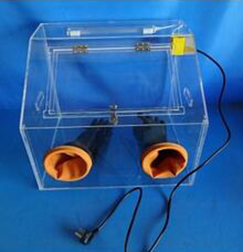 有机玻璃手套箱/无菌操作箱(可按规格定做）90*60*60