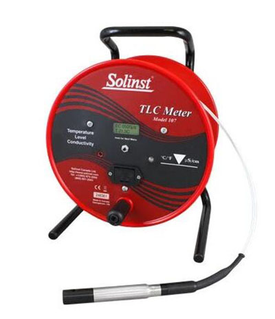 TLC(温度、水位、电导率)三参数测量仪/温标和电导率计Solinst TLC 107 100ft