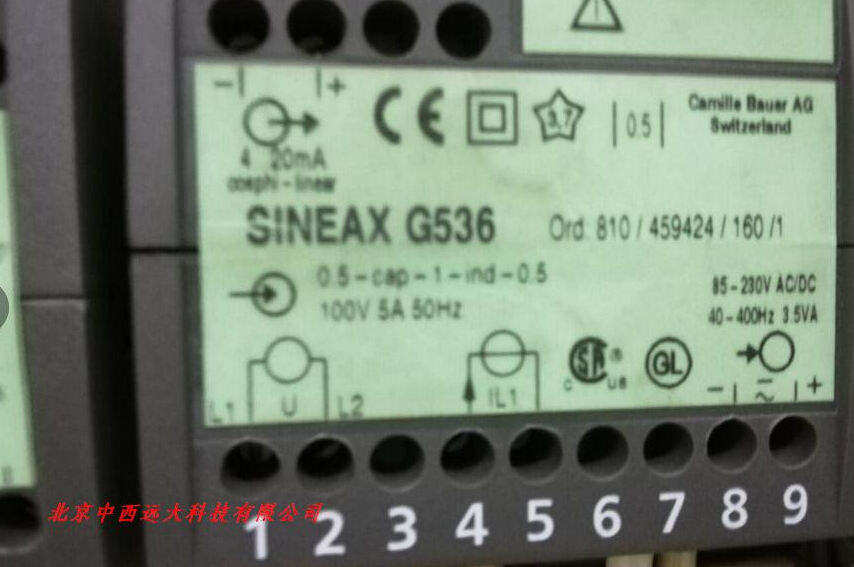 德国GMC变送器GM01-SINEAX G536
