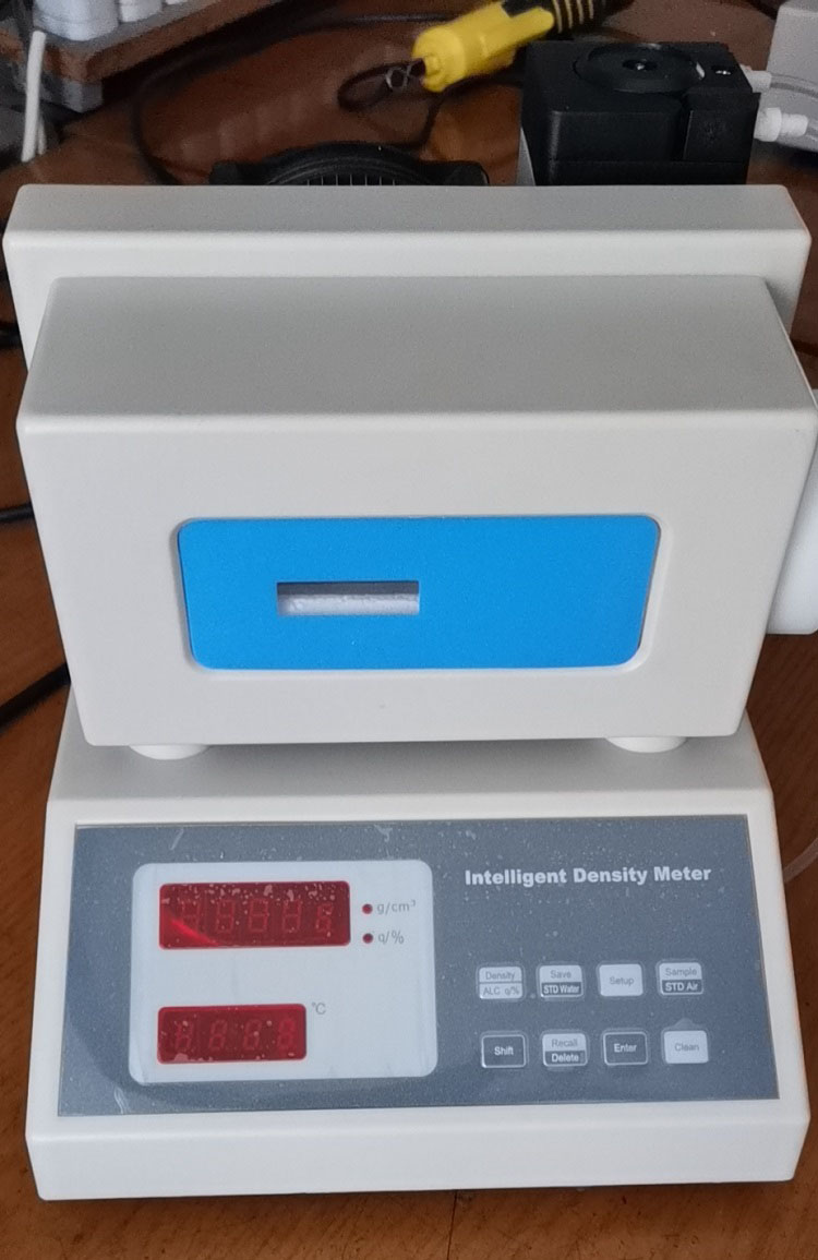 智能液体密度计/液体密度计、U型管式密度计、国产电子液体密度计HF-YM03