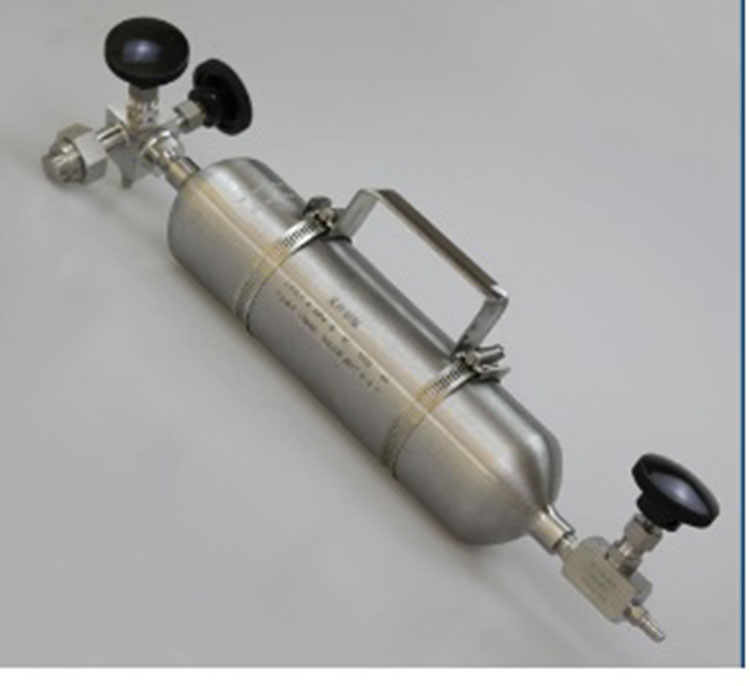 液氯采样钢瓶 500ML/三头的 500ml