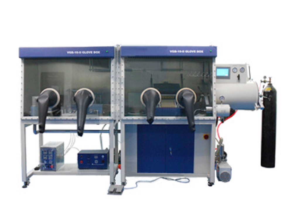 双工位手套箱/双节双面四工位手套箱/双工位不锈钢手套箱VGB-10-II