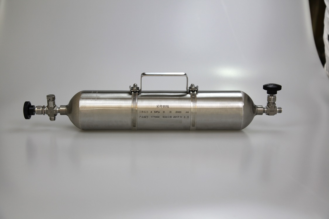 气体采样器/液化石油气及天然气采样器（可定做）（容积1000ml，含阀门手柄，不含压力表）（中西器材）M142097