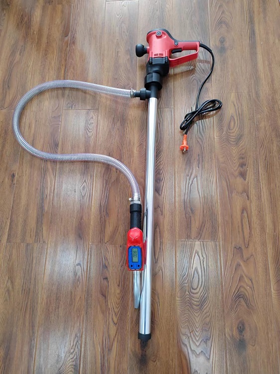 齿轮传动抽液泵/手提式电动抽油泵(A管:三通和管子、风叶及包括管子内忒为304不锈钢所制)MG-D72