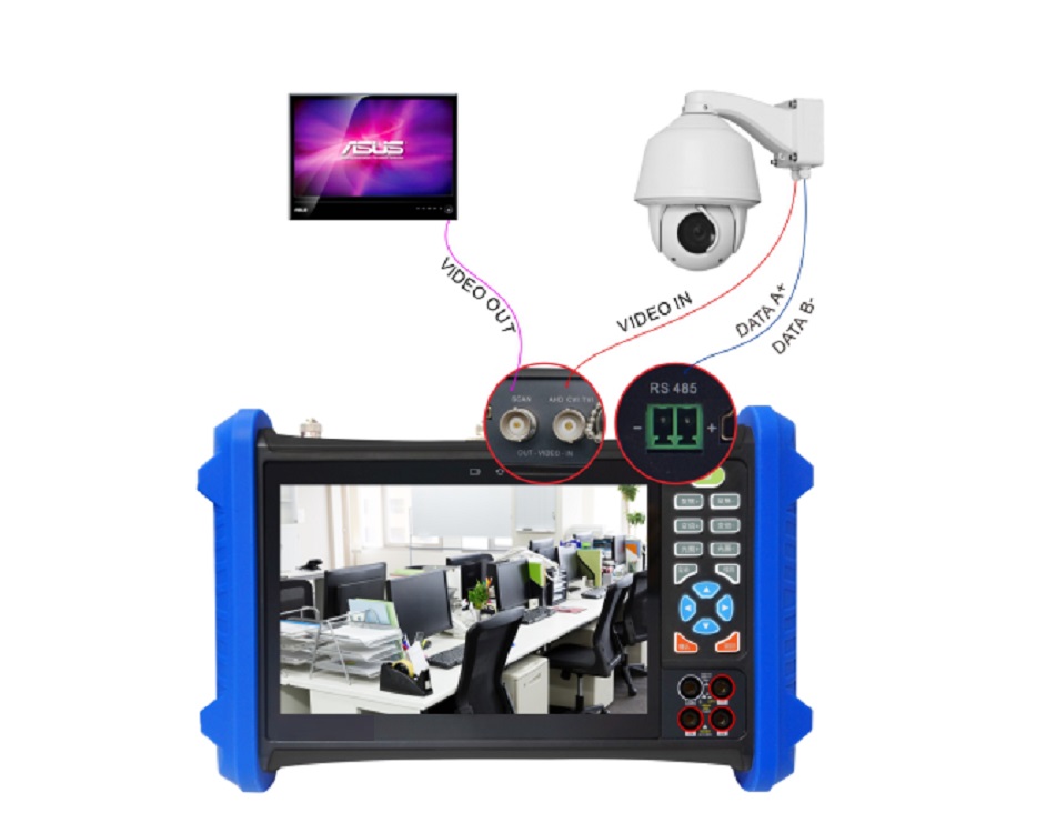 全功能工程网络监控同轴高清摄像头测试仪/视频监控测试仪TP7000pro