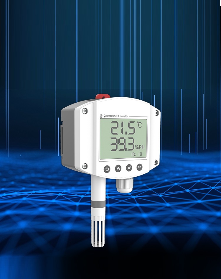 温湿度传感器/高精度485壁挂液晶显示高精度温度计变送器（带显示）RS-WS-*-2D-LCD 