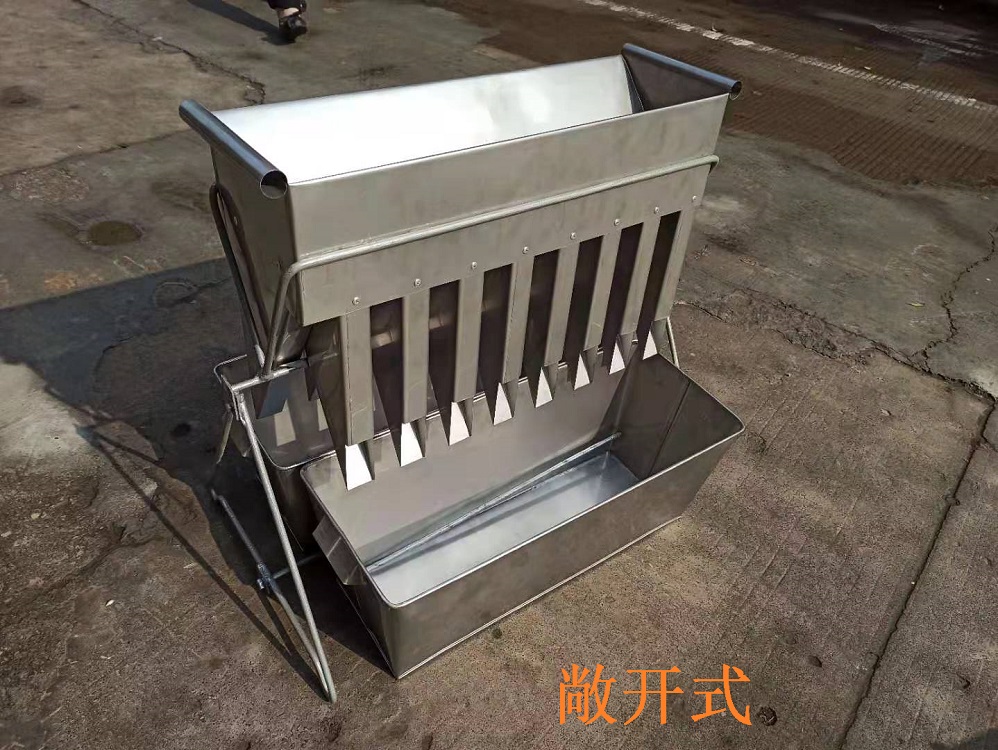 不锈钢槽式二分器(槽宽9mm 槽数32 缩分粒度≤3mm)敞开式(中西器材)M19015