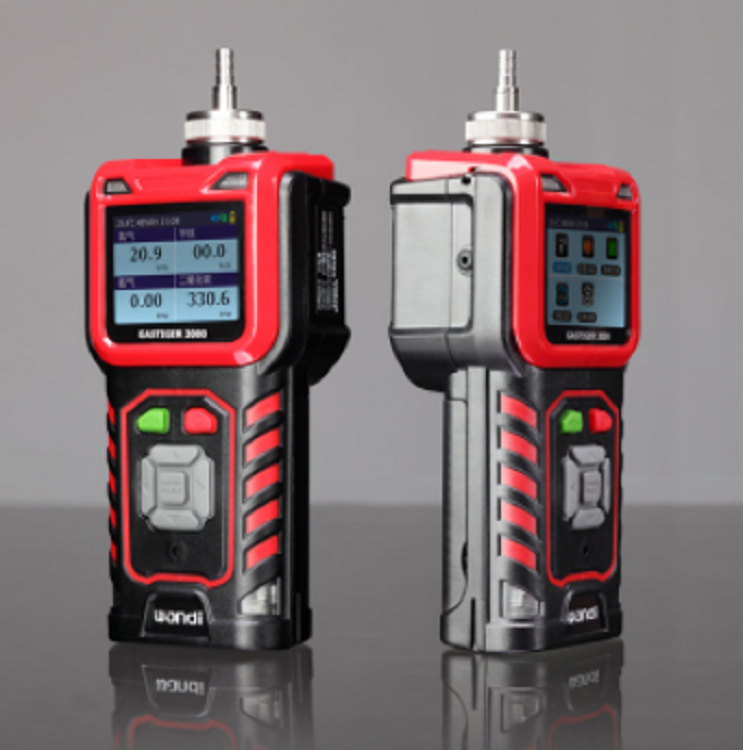 泵吸式便携可燃气体检测报警仪（硫化氢，氧气，氯气，可燃气体）GASTiger2000-4H-JH