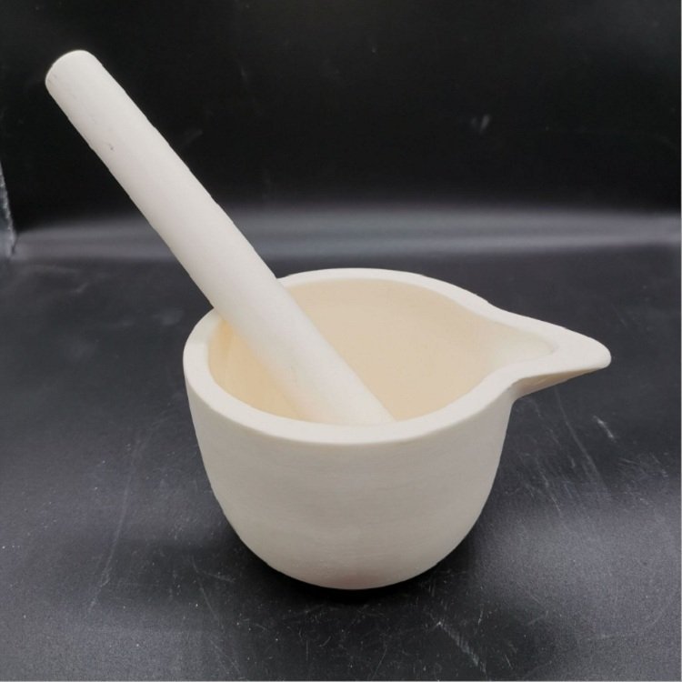 氧化铝研钵 配有钵杵（口径400，按需定制，含模具费）（器材）M228732