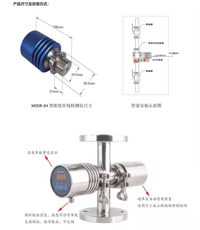 氨水浓度在线检测仪（中西器材）M250369