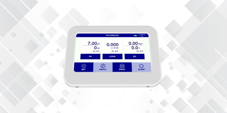 便携式触摸屏pH/电导率/溶解氧测定仪XR24-P705