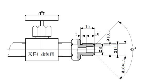 汽化式低温液氧取样器WJ777-N3024-LO2