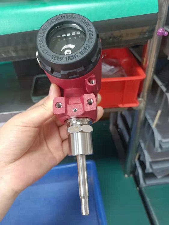 FRC型流量开关（型 G1/2螺纹 探头20mm 等级EXDIICT6 配DN25不锈钢三通）ZNC-FRC-F/ZS