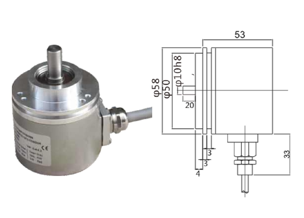 闸门开度编码器/闸门开度传感器WTM58A10