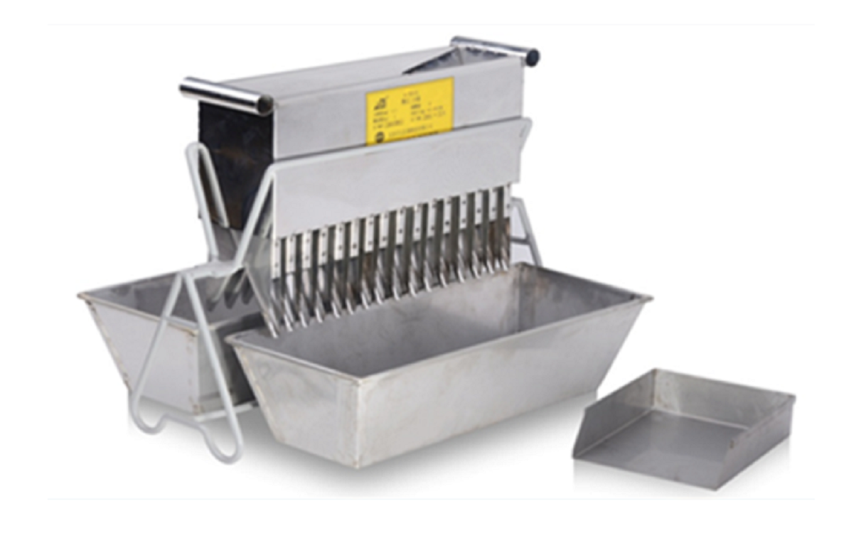 不锈钢槽式二分器（304不锈钢敞开式）（中西器材）M405691-18*26