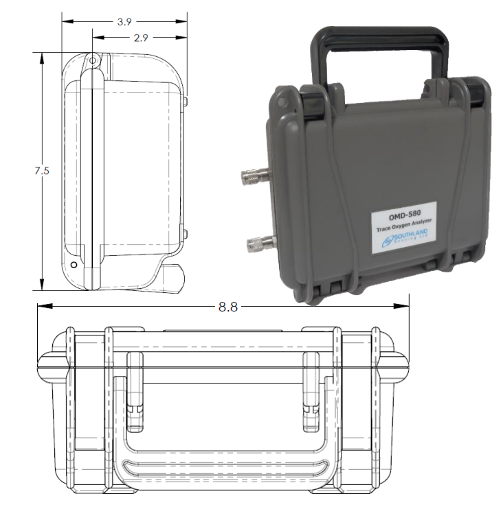 便携微量氧分析仪（标配：传感器，主机，充电器）OMD-580