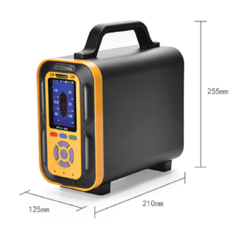 手提式复合型气体分析仪/便携式空气质量检测仪(一氧化碳CO+硫化氢H2S+氧气O2+可燃气体Ex+二氧化碳CO2+氮氧化物NOX+温度T+湿度H)PTM600-8