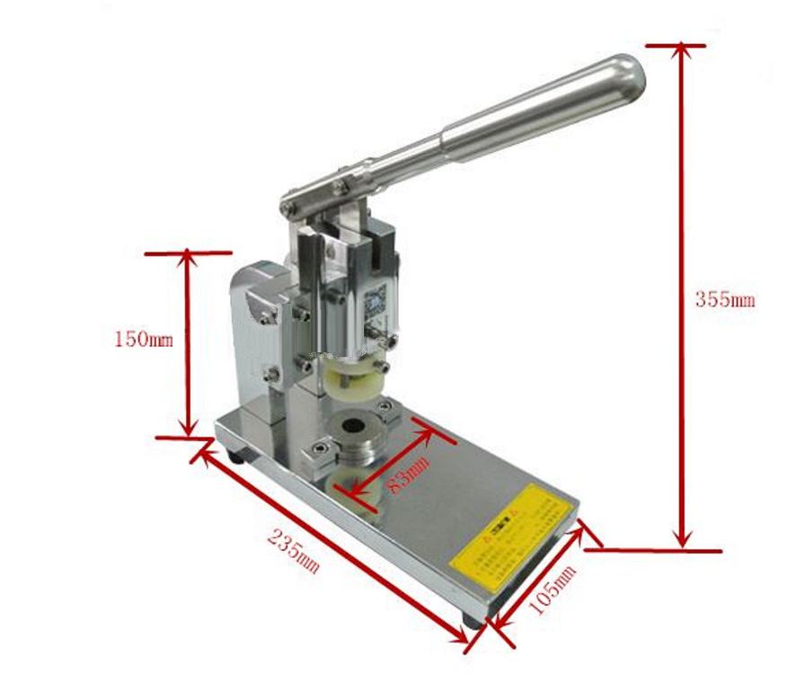 扣式电池切片机（标配冲孔模具：Ø12mm、Ø16mm）MSK-T10