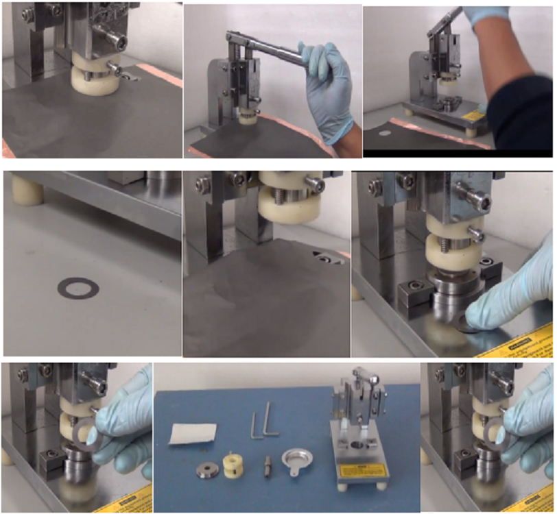 扣式电池切片机（标配冲孔模具：Ø12mm、Ø16mm）MSK-T10