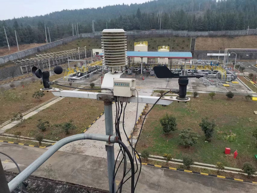 5参数室外气象站采集系统/环境监测小型气象站(大气压力 、温度,湿度、风速、风向)HSTL-QXZ