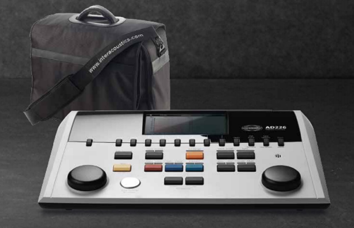 丹麦全中文大彩屏诊断型听力计/丹麦手持式耳声发射测试仪AD226