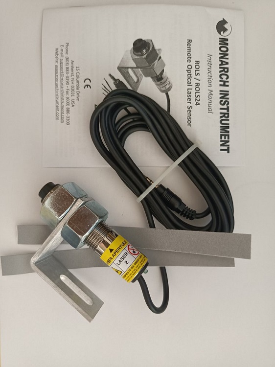 美国蒙那多Mo<ems></ems>narch ROS光电转速传感器ROS-P（产品编号6180-029）+BNC接口ROLS-P