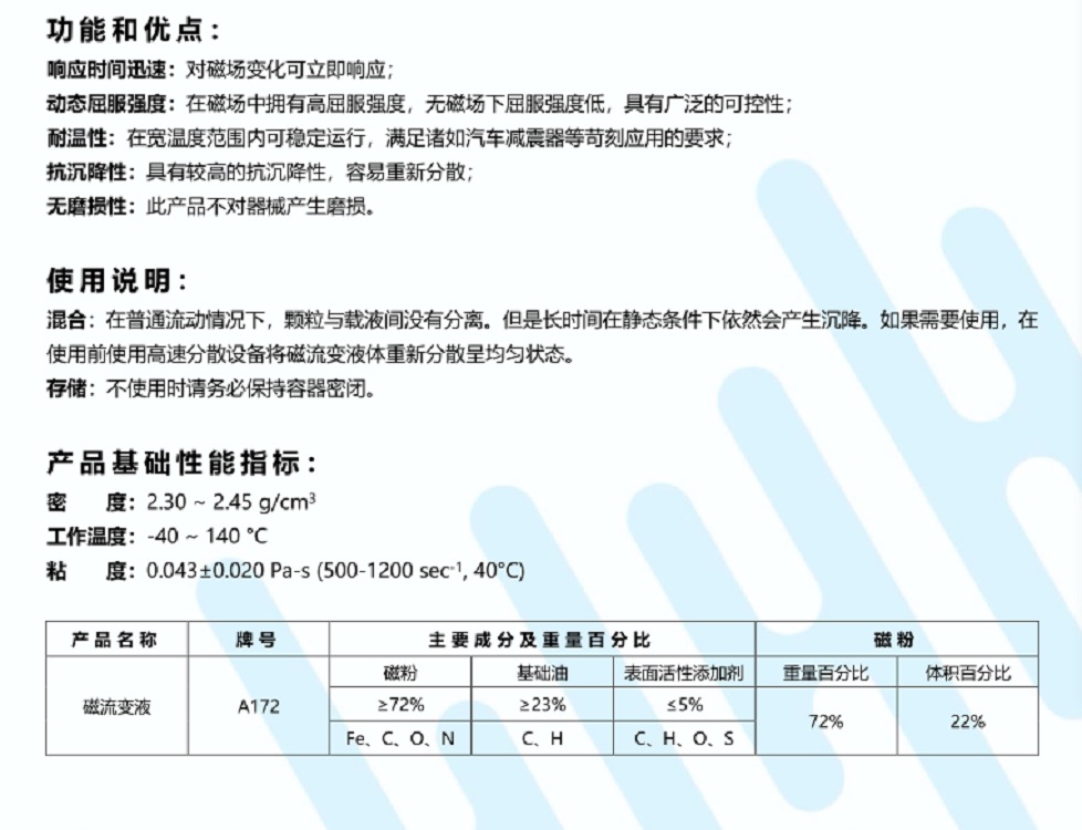 磁流变液（1L）MRF-A172