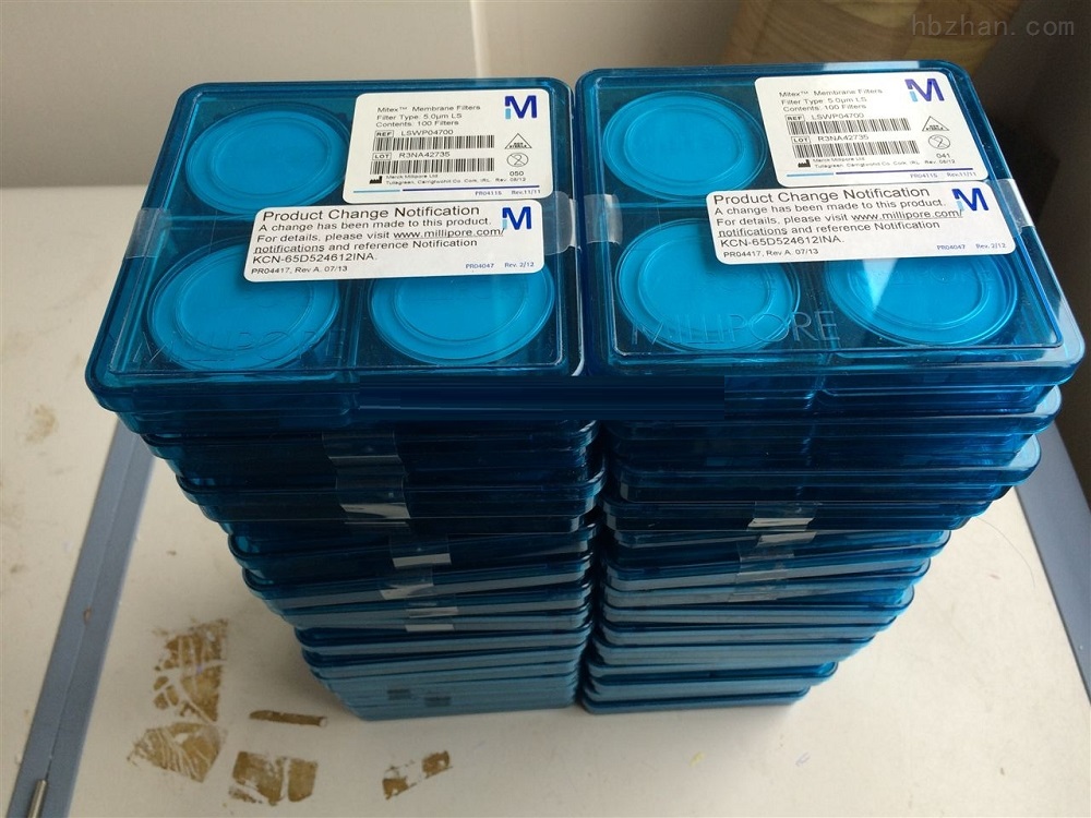 进口混合型纤维树脂Millipore滤膜（配件）100张/盒MCE .45UM WH PL 47MM