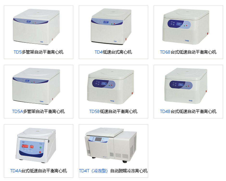 TD4低速离心机/台式低速自动平衡离心机(主机+7毫升*24角转子)TD4