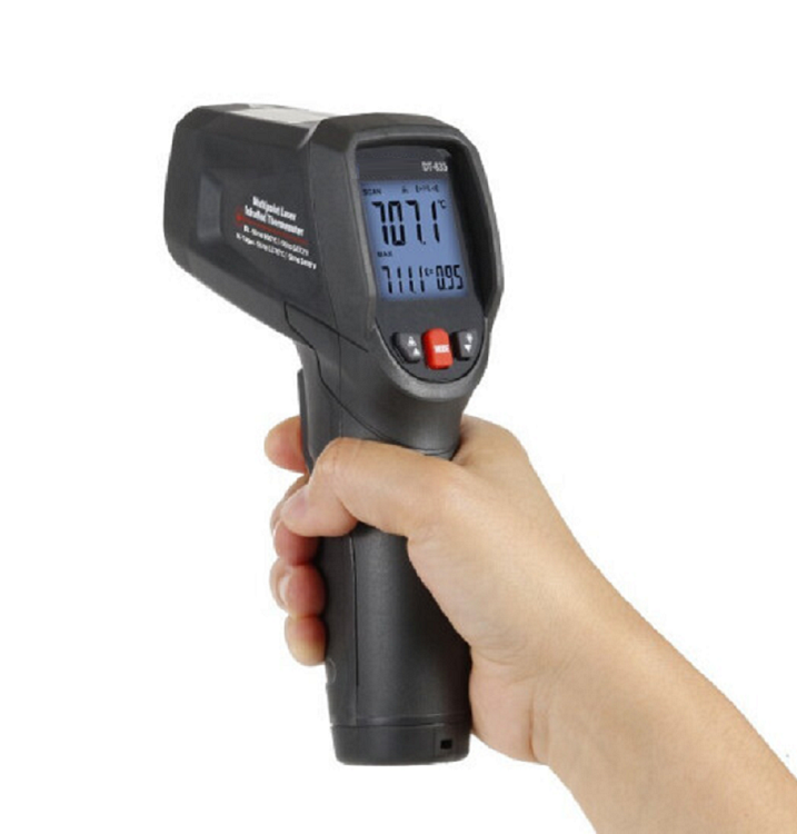 红外线测温仪/高精度手持式工业级温度计（-50~800度）DT-835 