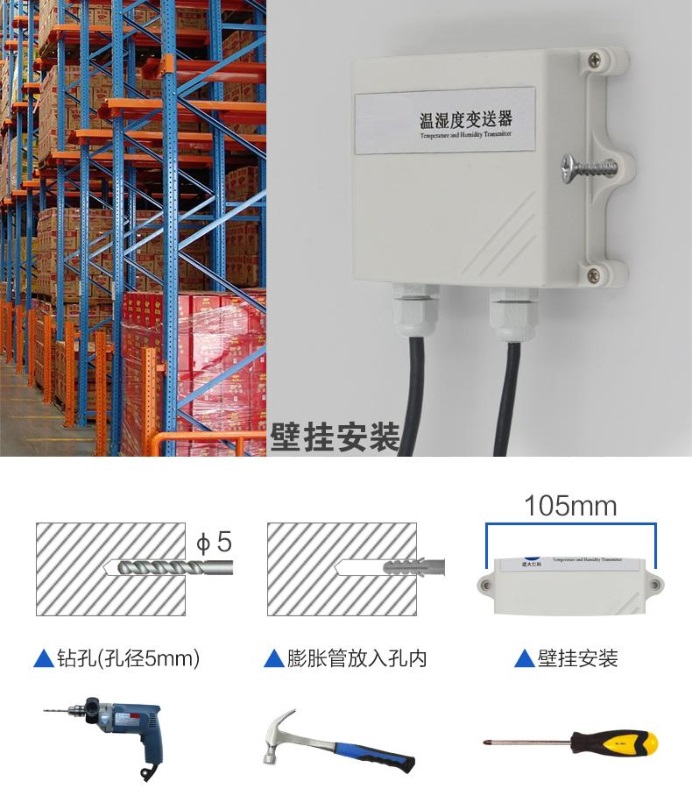 外延探头式温度传感器 （485 型）RS-WS-*-2-*