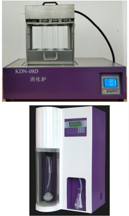 全自动定氮仪+8孔消化炉/全自动凯氏定氮仪ATN-300+KDN-08D