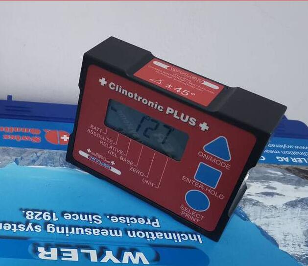 瑞士WYLER水平仪电子角度仪/不带磁VZL6- 015-PLUS-XG45 