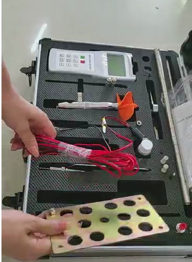 便携式流速测算仪/流速仪 （流速流量双显） 中性器材XH377-LS1206B