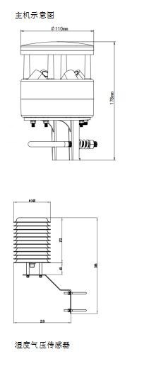 船舶气象仪/气温、气压、相对湿度、风向、风速、航速航向/可替代XZC2-2DWF1-HDQX1-2