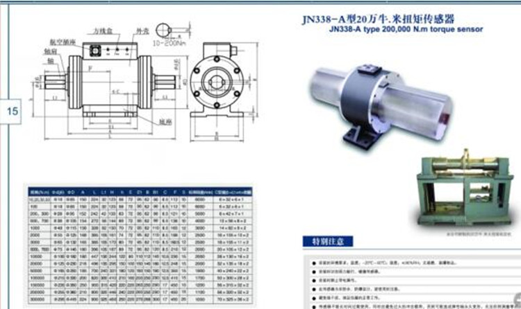 转矩转速传感器JN899-JN338-300A