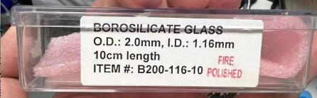 硼硅酸盐玻璃电极DL300-B200-116-10