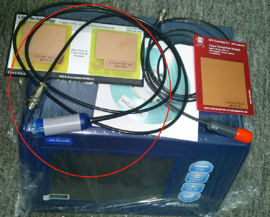 台湾milum SCP-25W 铜厚量测量仪探头（含测试线+探针）SCP-25W