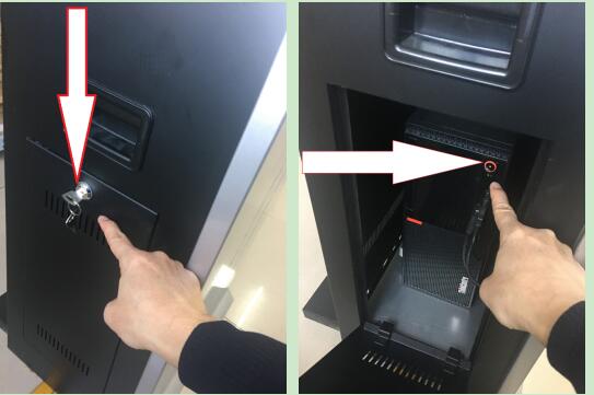 出退勤操作一体机 含测温功能 中西器材 SX33-SAD300H