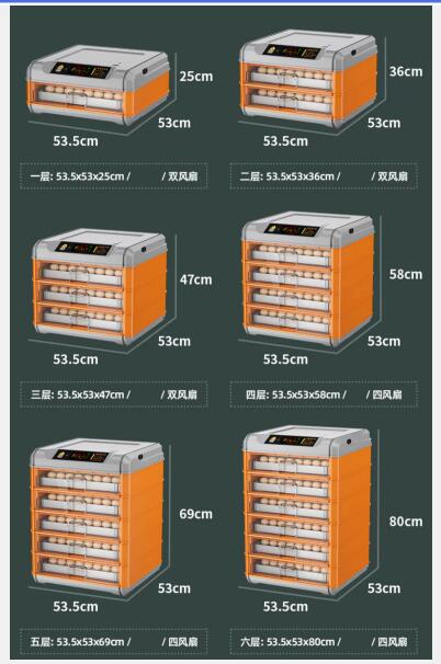 抽拉式智能孵蛋器/孵蛋器/孵化器 440枚BY21-CL-01