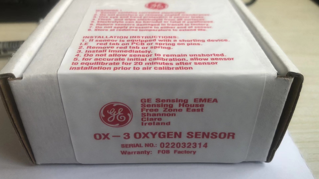 国GE燃料电池/氧传感器/氧电池OX-3